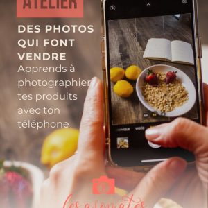 Atelier photos produits téléphone